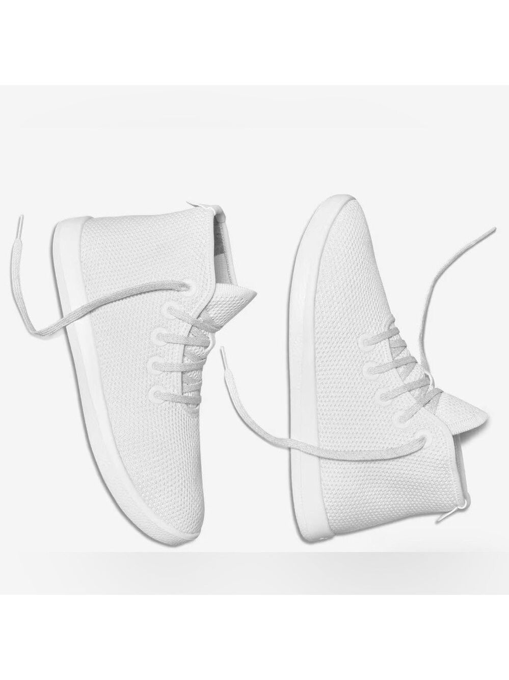 Allbirds Tree Topper High Top Mesh Sneakers in Chalk - new